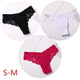 Cotton Thong Panties Sexy G-string Briefs Lace Thongs Women Underwear Panties for Female Girls Ladies Floral Pantys Underpants