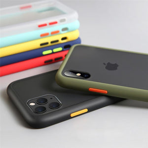 Shockproof Transparent Silicone Phone Case For iPhone 11 Pro X XS Max XR 8 7 6 6S Plus Clear Soft Back Cover For iPhone 7 8 X XR