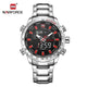 NAVIFORCE Luxury Brand Men Military Sport Watches Men's Digital Quartz Clock Full Steel Waterproof Wrist Watch relogio masculino