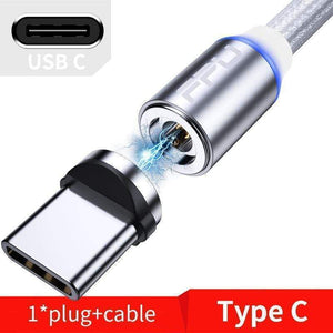 FPU 3m Magnetic Micro USB Cable For IPhone Samsung Android Mobile Phone Fast Charging USB Type C Cable Magnet Charger Wire Cord