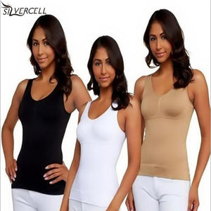 SILVERCELL VIP Shaper Women 2019 Slim Plus Size Bra Camis Tops Body Shaper Hot Sale Soft Padded Shaper Underwear