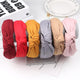 Simple Cloth Headband Cross Cotton Soft 1PC Bow Knot Turban Hairband Comfortable Seaside Girls Sweet 8 Colors Gifts Solid