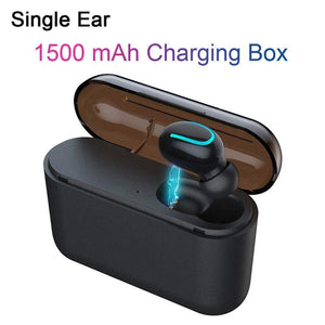 TOMKAS Wireless Headphones 5.0 Stereo Earbuds Bluetooth Earphone Headphones TWS Wireless Bluetooth Headset with Charging Box