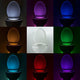 Smart PIR Motion Sensor Toilet Seat Night Light 8 Colors Waterproof Backlight For Toilet Bowl LED Luminaria Lamp WC Toilet Light