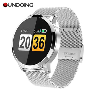 Oiko Store  Smartwatch Rundoing Q8 Smart Watch OLED Color Screen Fashion Smartwatch Fitness Tracker Heart Rate monitor