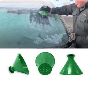 Snow shovels Car Magic Window Windshield Car Ice Scraper Shaped Funnel Snow Remover Deicer Cone Deicing Tool Scraping #1008