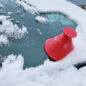 Snow shovels Car Magic Window Windshield Car Ice Scraper Shaped Funnel Snow Remover Deicer Cone Deicing Tool Scraping #1008