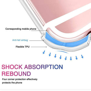 Soft Transparent Silicone Case for iPhone 7 8 6 6S Plus 7 Plus 8 Plus XS Max XR 11 Shockproof Clear TPU Case Cover iPhone 7 Case