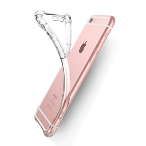 Soft Transparent Silicone Case for iPhone 7 8 6 6S Plus 7 Plus 8 Plus XS Max XR 11 Shockproof Clear TPU Case Cover iPhone 7 Case