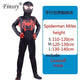 Oiko Store  Spiderman-691 / S Spiderman Superman Iron Man Cosplay Costume for Boys Carnival Halloween Costume for Kids Star Wars Deadpool Thor Ant man Panther