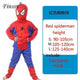 Oiko Store  Spiderman-771 / S Spiderman Superman Iron Man Cosplay Costume for Boys Carnival Halloween Costume for Kids Star Wars Deadpool Thor Ant man Panther
