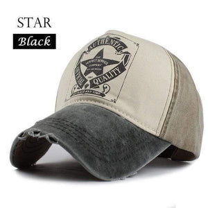 Oiko Store STAR Black Unisex Hat FLB