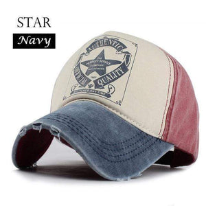 Oiko Store STAR Navy Unisex Hat FLB