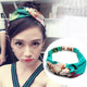 Women Spring Autumn Suede Headband Vintage Cross Knot Elastic Hair Bands Soft Solid Girls Hairband Hair Accessories