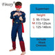 Oiko Store  Superman-366 / S Spiderman Superman Iron Man Cosplay Costume for Boys Carnival Halloween Costume for Kids Star Wars Deadpool Thor Ant man Panther