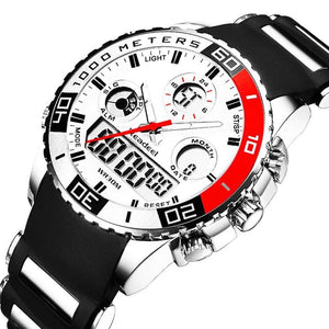 Top Brand Luxury Watches Men Rubber LED Digital Men's Quartz Watch Man Sports Army Military Wrist Watch erkek kol saati