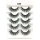 5 Pairs 2 Styles 3D Faux Mink Hair Soft False Eyelashes Fluffy Wispy Thick Lashes Handmade Soft Eye Makeup Extension Tools
