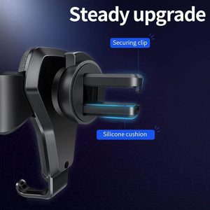 Universal Car Phone Holder For Phone In Car Air Vent Mount Stand No Magnetic Mobile Holder For iPhone Smartphone Gravity Bracket