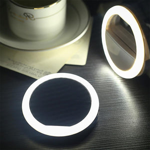 Universal Selfie LED Ring Flash Light Portable Mobile Phone 36 LEDS Selfie Lamp Luminous Ring Clip For iPhone 8 7 6 Plus Samsung