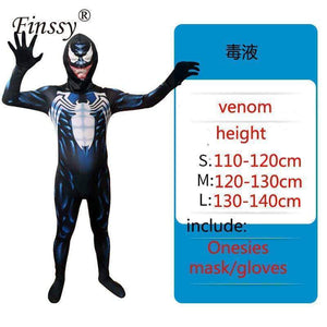 Oiko Store  venom / S Spiderman Superman Iron Man Cosplay Costume for Boys Carnival Halloween Costume for Kids Star Wars Deadpool Thor Ant man Panther