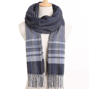 [VIANOSI] 2019 Plaid Winter Scarf Women Warm Foulard Solid Scarves Fashion Casual Scarfs Cashmere Bufandas Hombre