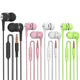 VPB S12 Sport Earphone wholesale Wired Super Bass 3.5mm Crack Colorful Headset Earbud with Microphone Hands Free for Samsung