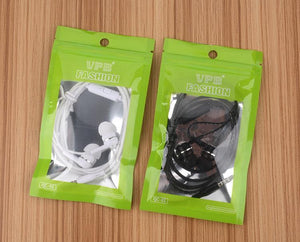 VPB S12 Sport Earphone wholesale Wired Super Bass 3.5mm Crack Colorful Headset Earbud with Microphone Hands Free for Samsung
