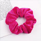 33Colors Korea Velvet Hair Scrunchie Elastic Hair Bands Solid Color Women Girls Headwear Ponytail Holder Hair Accessories