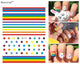 Cute Type Nails Art Manicure Back Glue Decal Decorations Nail Sticker For Nails Tips Beauty