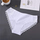 New Sexy Lace Panties For Women Girls Underwear Cotton Panty 2019 Soild Elasticity Comfortable Low-Rise Lingerie Panties M L XL