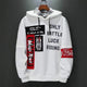 URSPORTTECH Brand New Men Hoodies Sweatshirts Men Letter Print Long Sleeve Hoodie Hip Hop Streetwear Clothing Plus Size M-4XL