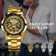 Winner Watch Men Skeleton Automatic Mechanical Watch Gold Skeleton Vintage Man Watch Mens FORSINING Watch Top Brand Luxury