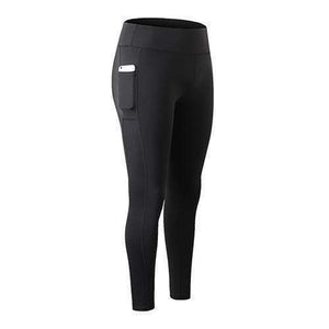 Oiko Store women's leggings black / S Women Leggings With Pocket Reflector