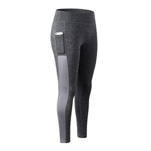 Oiko Store women's leggings grey / S Women Leggings With Pocket Reflector