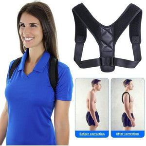 Oiko Store  YOSYO Brace Support Belt Adjustable Back Posture Corrector Clavicle Spine Back Shoulder Lumbar Posture Correction