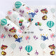 Oiko Store  YZWLE Flower Series  Nail Art Water Transfer Stickers Full Wraps Deer/Lavender Nail Tips DIY