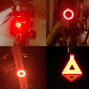Zacro Multi Lighting Modes Bicycle Light USB Charge Led Bike Light Flash Tail Rear Bicycle Lights for Mountains Bike Seatpost