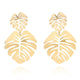 2019 New Fashion Stud Earrings For Women Golden Color Round Ball Geometric Earrings For Party Wedding Gift Wholesale Ear Jewelry