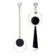 2019 New Fashion Stud Earrings For Women Golden Color Round Ball Geometric Earrings For Party Wedding Gift Wholesale Ear Jewelry