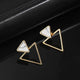 2019 New Fashion Stud Earrings For Women Golden Color Round Ball Geometric Earrings For Party Wedding Gift Wholesale Ear Jewelry
