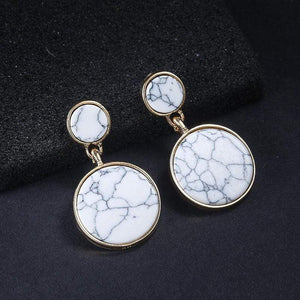 2019 New Fashion Stud Earrings For Women Golden Color Round Ball Geometric Earrings For Party Wedding Gift Wholesale Ear Jewelry