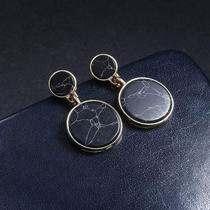 2019 New Fashion Stud Earrings For Women Golden Color Round Ball Geometric Earrings For Party Wedding Gift Wholesale Ear Jewelry
