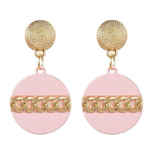 2019 New Fashion Stud Earrings For Women Golden Color Round Ball Geometric Earrings For Party Wedding Gift Wholesale Ear Jewelry