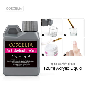 COSCELIA Acrylic Nail Kit With Manicure Machine Set For Building Nail Tools Sets Wiht Acrylic Powder All For Manicure Nail Set