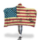 wc-fulfillment Hooded Blanket Adult 80"x55" Awesome American Flag Hooded Blanket