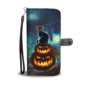 wc-fulfillment Wallet Case Awesome Halloween Wallet Phone Case